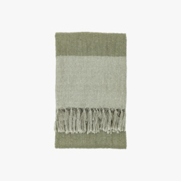 Reverie Stripe Throw in Olive