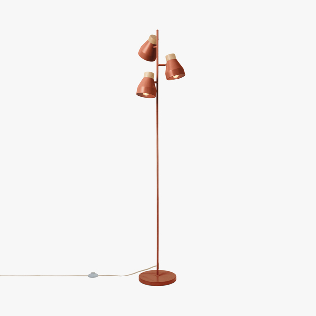 MADE Terracotta Red Albert Floor Lamp