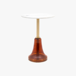 Chiara Side Table in Orange
