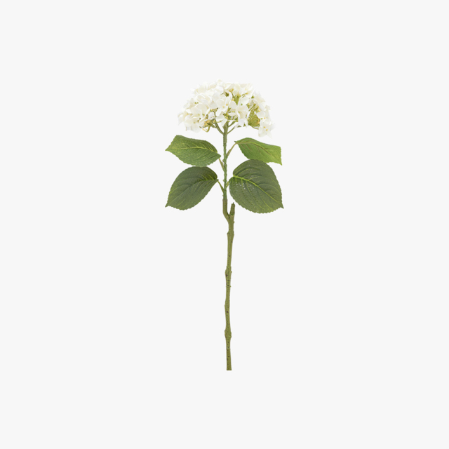 Faux Ivory Tall Hydrangea Stem, Set of 12
