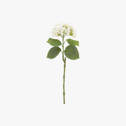 Faux Ivory Tall Hydrangea Stem, Set of 12