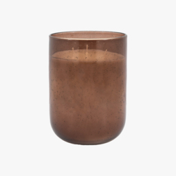 Ambience Glass Candle in Brown Pomegranate, Large