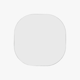 Novi Pebble Mirror in Black