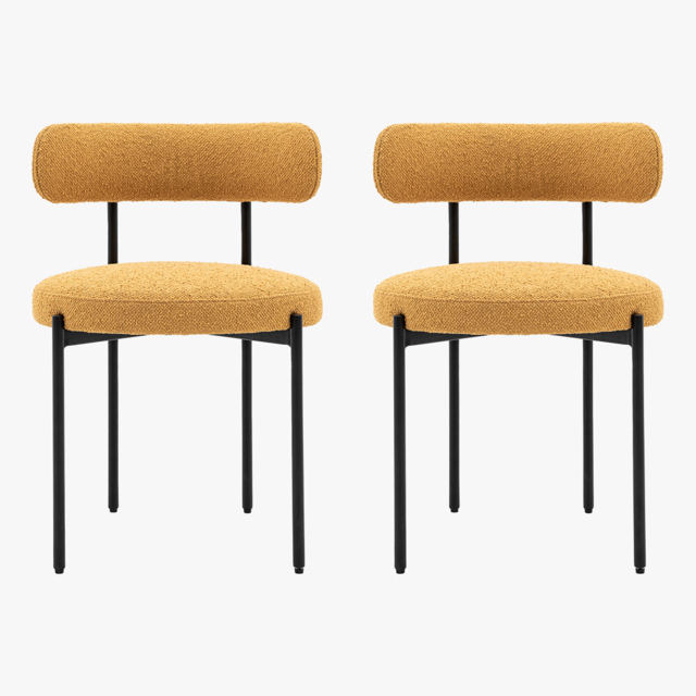 Novus Dining Chair in Ochre, Set of 2