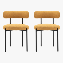 Novus Dining Chair in Ochre, Set of 2