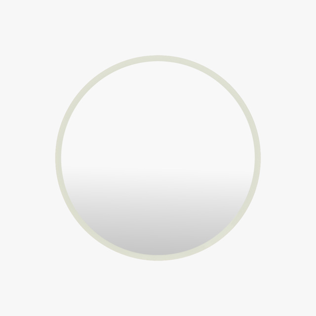 Maison Round Mirror in Porcelain