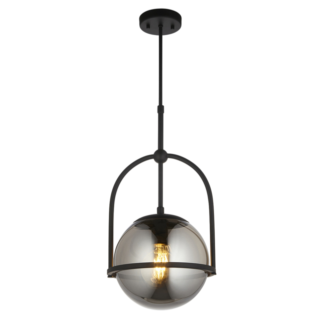 Luna Pendant in Matt Black