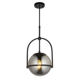 Luna Pendant in Matt Black