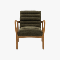 Scott Armchair in Green Boucle