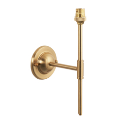 Lisette T Bar Wall Fitting in Brushed Aged Brass
