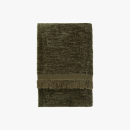 Felicity Chenille Throw in Khaki