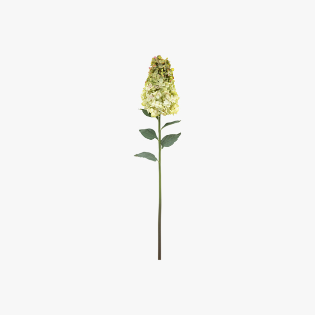Faux White Cone Hydrangea Stem, Set of 12