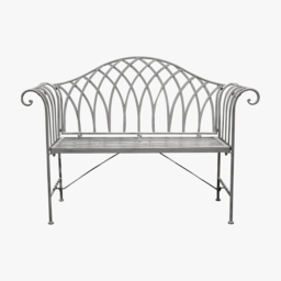 Zen Outdoor Bench in Distressed Grey