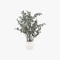 Faux Potted Eucalyptus