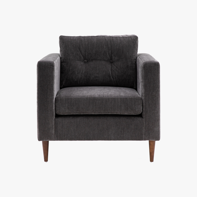 Nestler Armchair in Charcoal