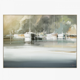 Morning Tide Framed Canvas Wall Art