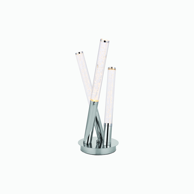 Anella Chrome Cylindrical Table Lamp