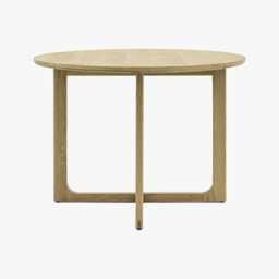 Whittle Round Dining Table in Natural