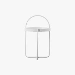Callie Side Table in White