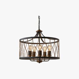 Clark Chandelier in Antique Gold