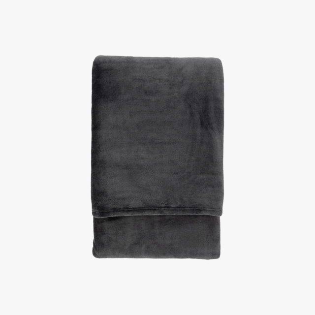 Snuggly Throw in Charcoal