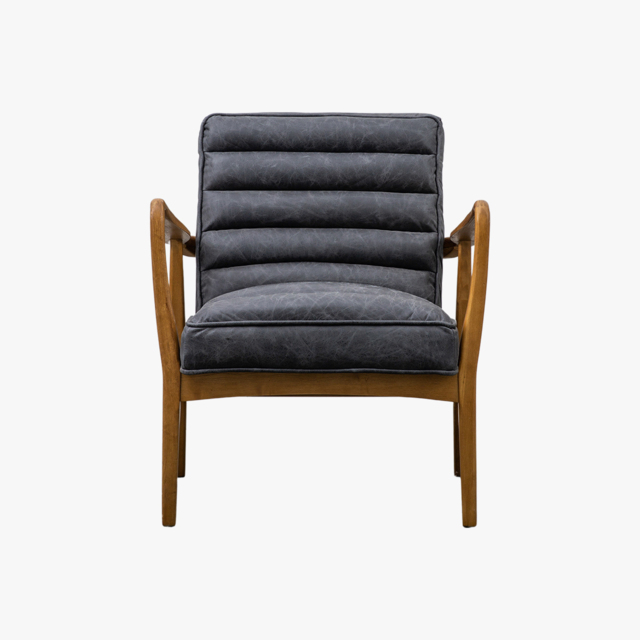 Scott Armchair in Antique Black