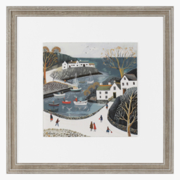 Cornish Harbour Framed Wall Art