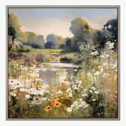 Tranquil Lake Framed Art