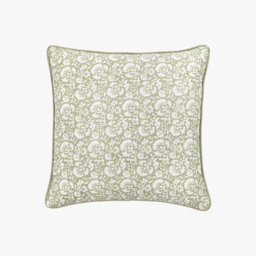 Rosewood Floral Cushion in Sage