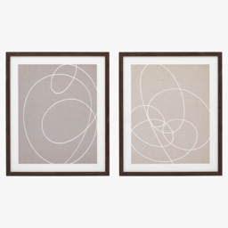 Invisible String Framed Art, Set of 2