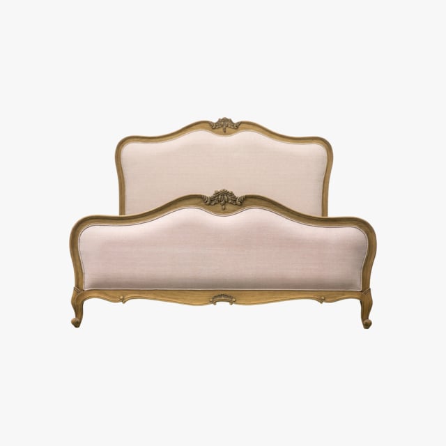 Opera Super King Bed Frame in Natural Wood