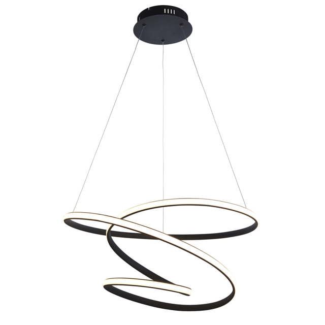 Demauri Pendant in Textured Black