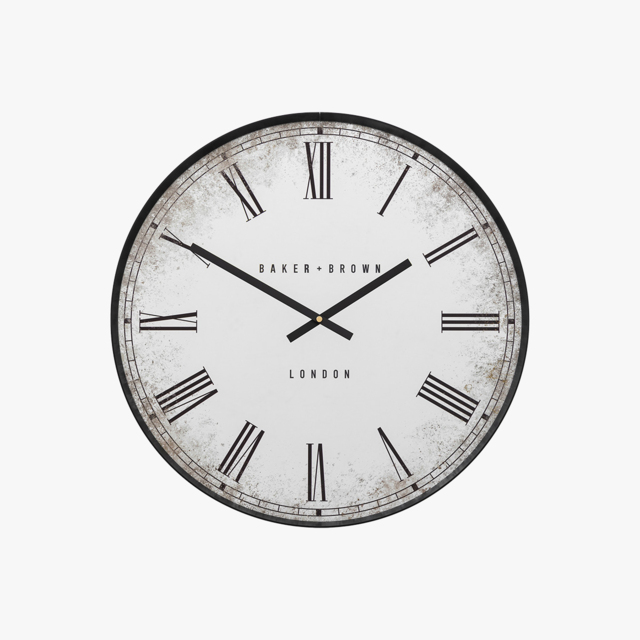 Clara Wall Clock in Black