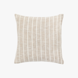 Harbour Stripe Cushion in Sand