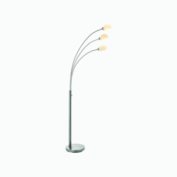 Arved Nickel 3 Arm Floor Lamp
