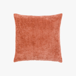 Lana Basketweave Cushion in Rust, Set of 2