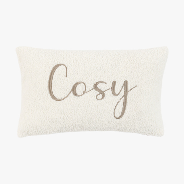 Embroidered Cosy Cushion