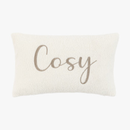 Embroidered Cosy Cushion