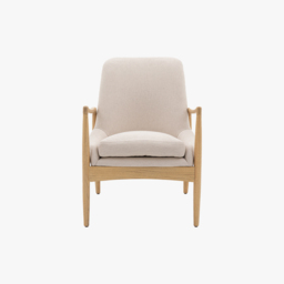 Dandy Armchair in Natural Linen
