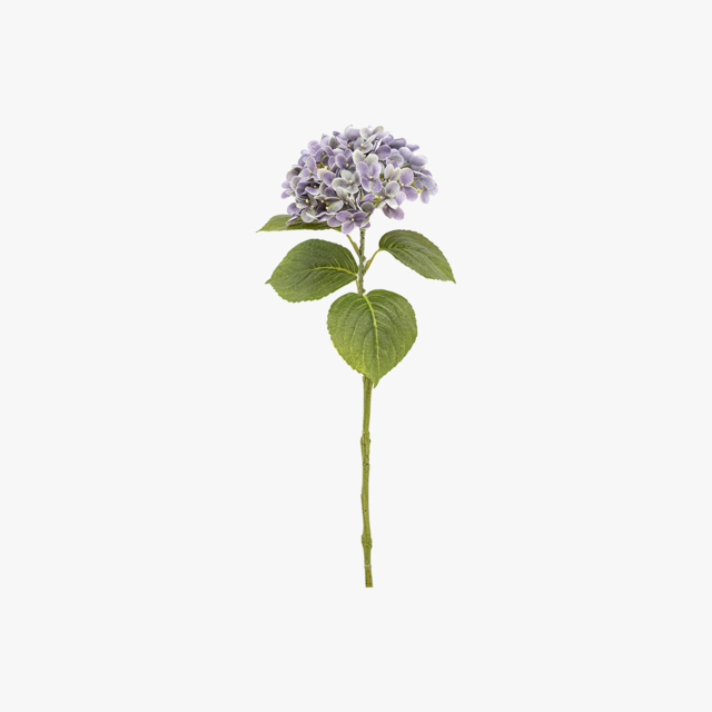 Faux Violet Tall Hydrangea Stem, Set of 12