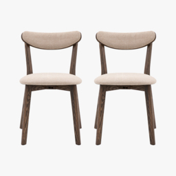 Modaro Dining Chair in Smoked, Set of 2
