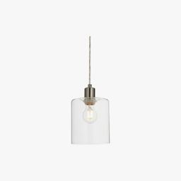 Bonnie Single Pendant Light in Brushed Nickel
