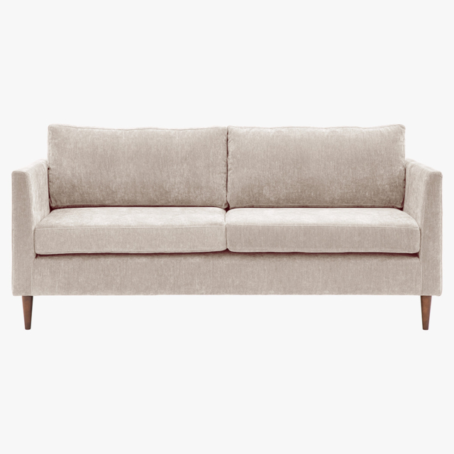Sloucher 3 Seater Sofa in Light Grey