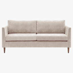 Sloucher 3 Seater Sofa in Light Grey