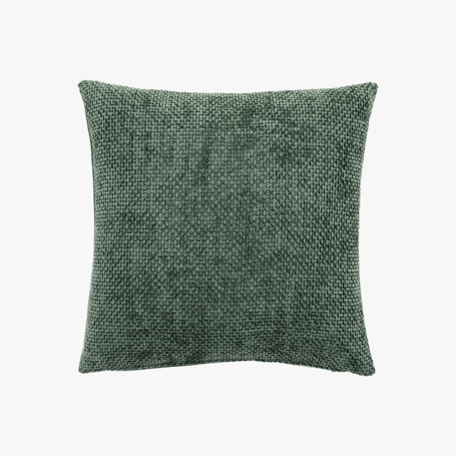Velora Chenille Cushion in Olive