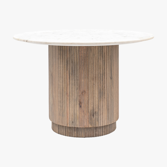 Flute Round Dining Table