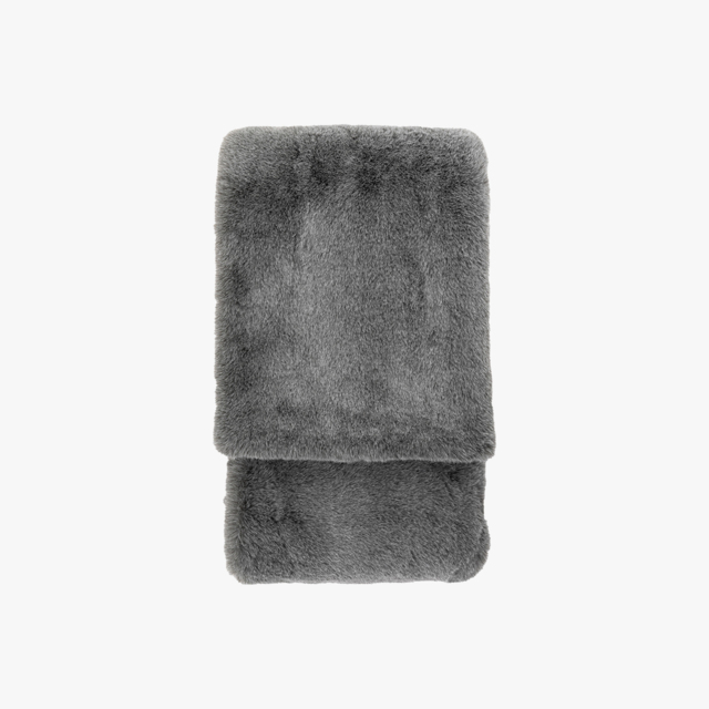 Snug Fur Throw in Grey, Large