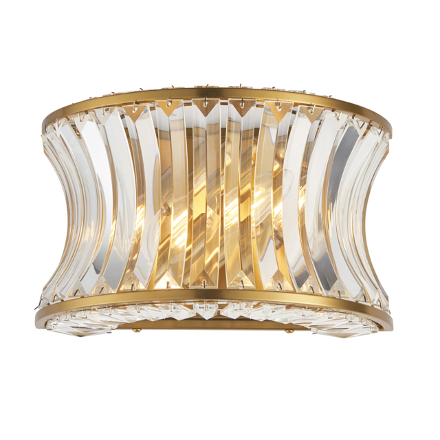 Barnwell Wall Light in Warm Brass