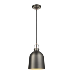 Lochan Pendant in Aged Pewter and Aged Copper