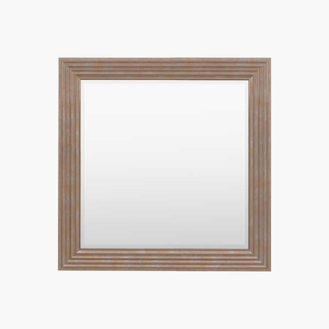 Gaze Square Mirror in Gold